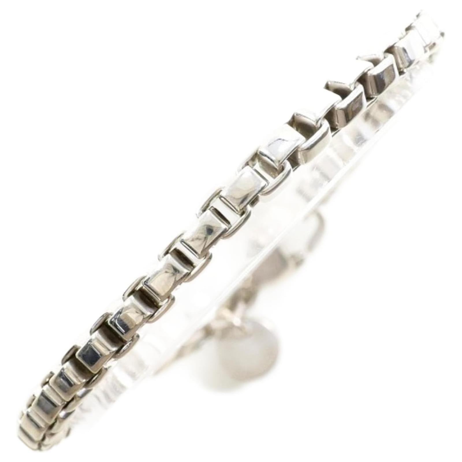 Tiffany & Co Tiffany Venetian Silver Charm Bracelet Silvery  ref.2279093