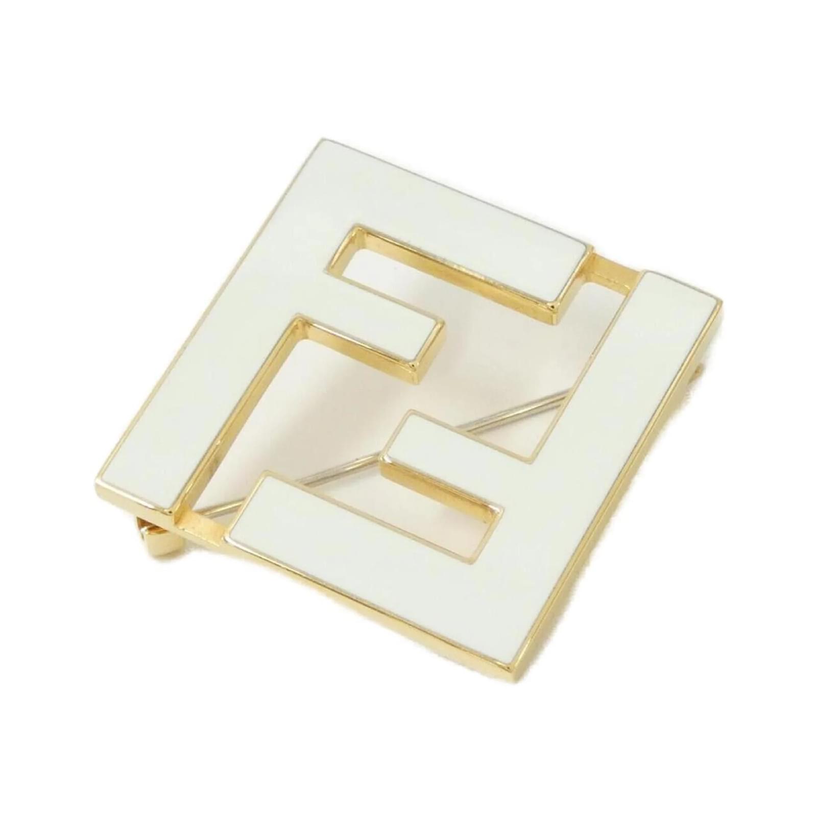 Fendi 8AG976 TL9 Brooch White  ref.2278666
