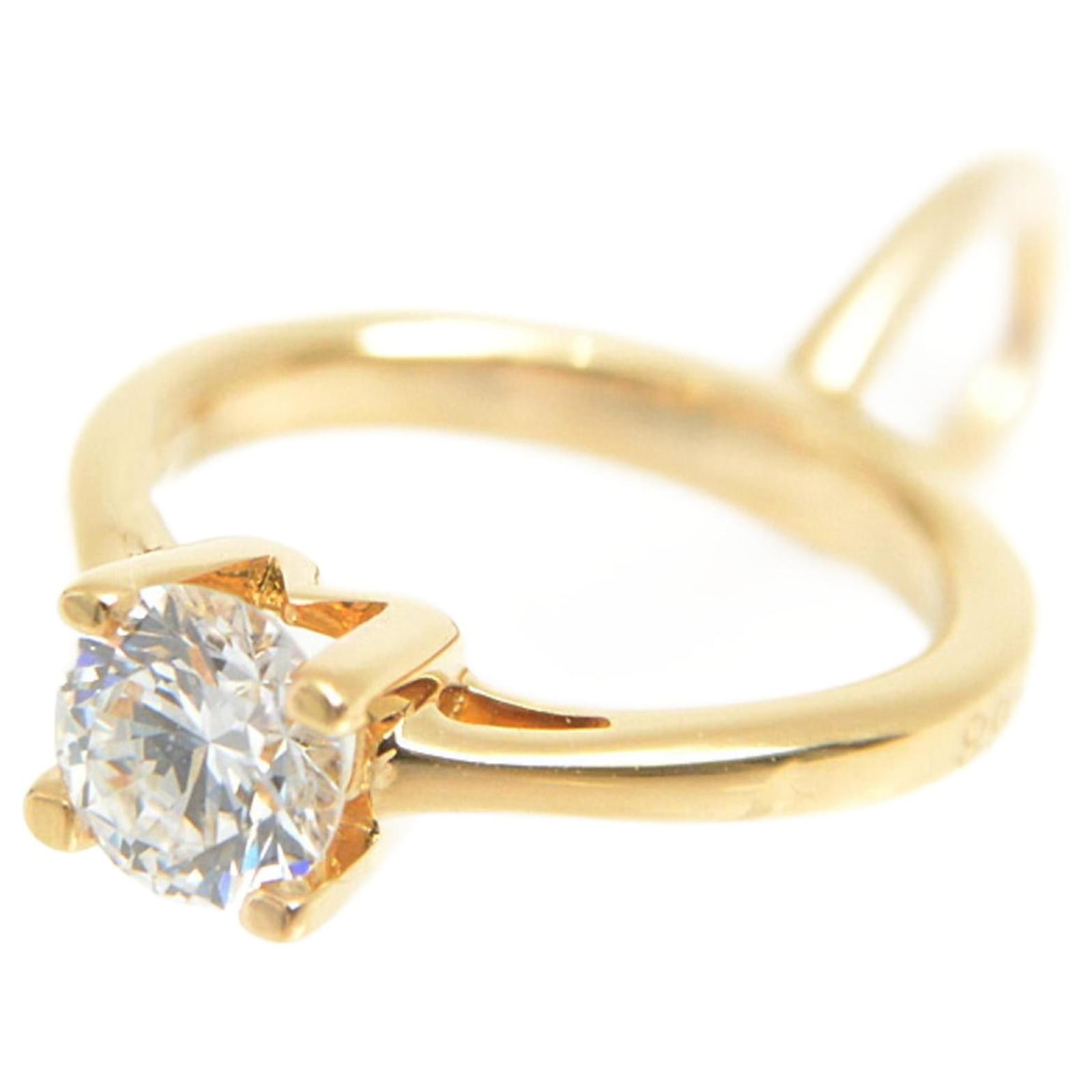 Harry Winston 18K Yellow Gold Diamond Necklace Charm Golden  ref.2278303