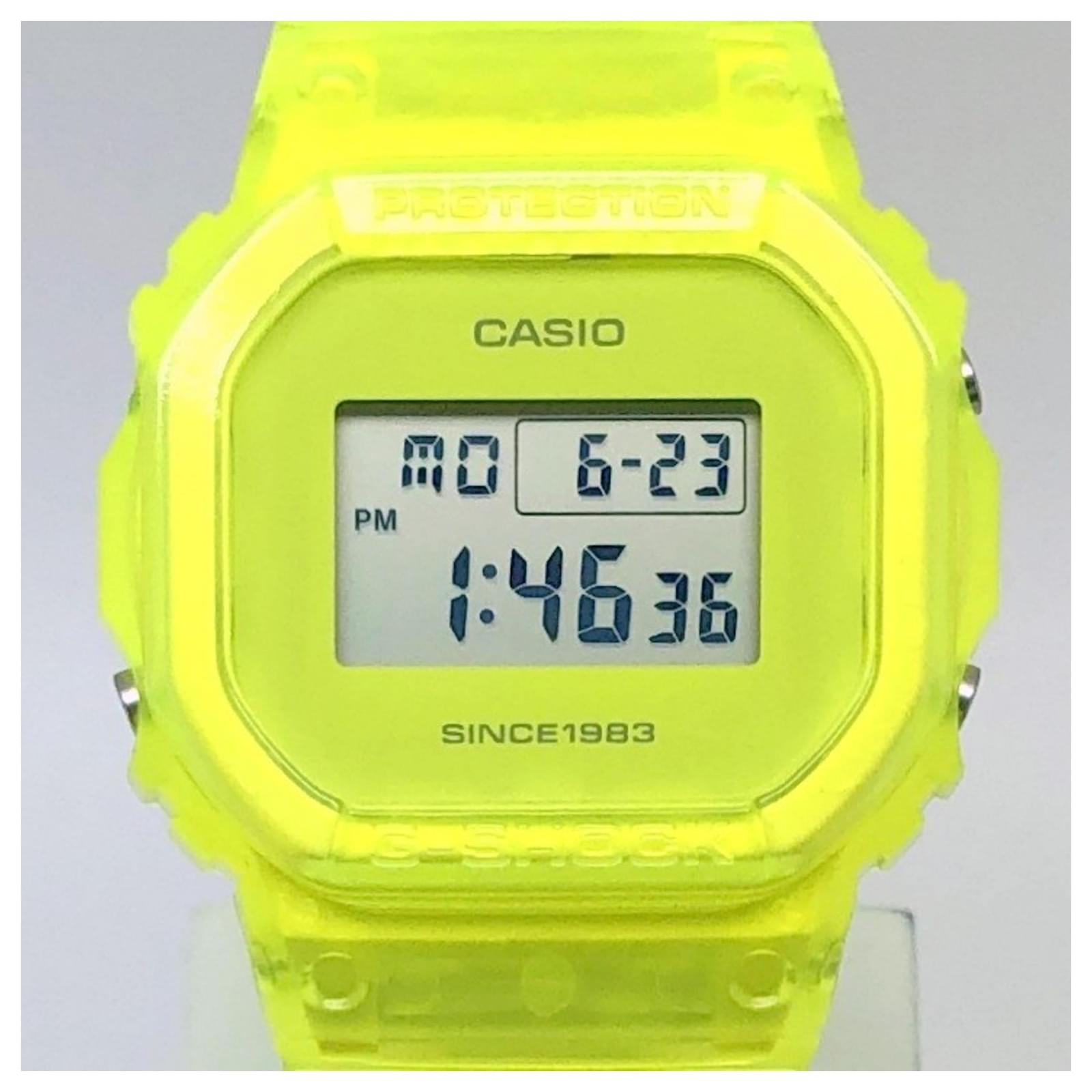Autre Marque Casio G-Shock DW-5635-9 NIGO×K.IBE 35th Anniversary Watch Yellow  ref.2302330