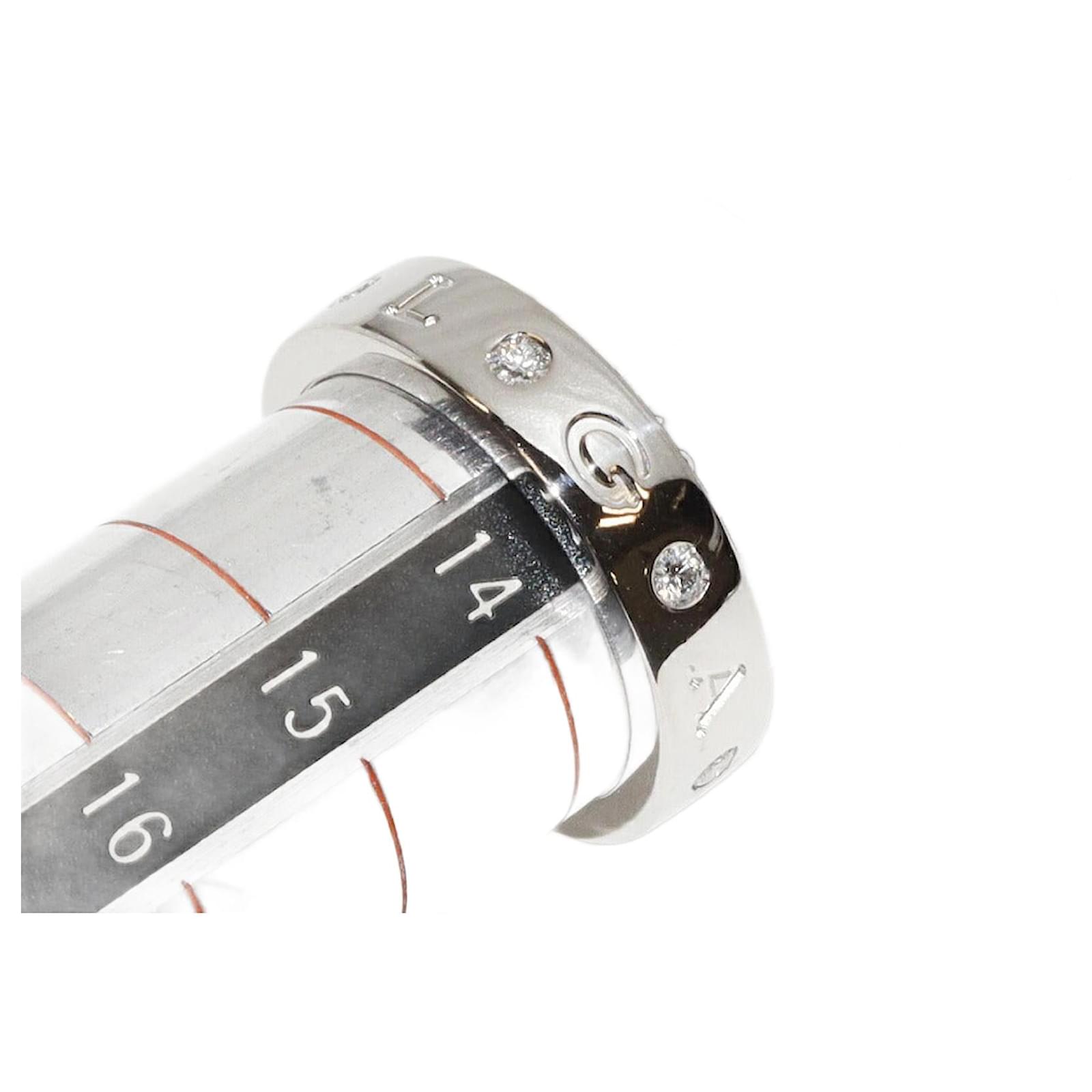 Autre Marque Bvlgari K18WG Diamond Roman Sorbet Ring 354002 Metal  ref.1657834