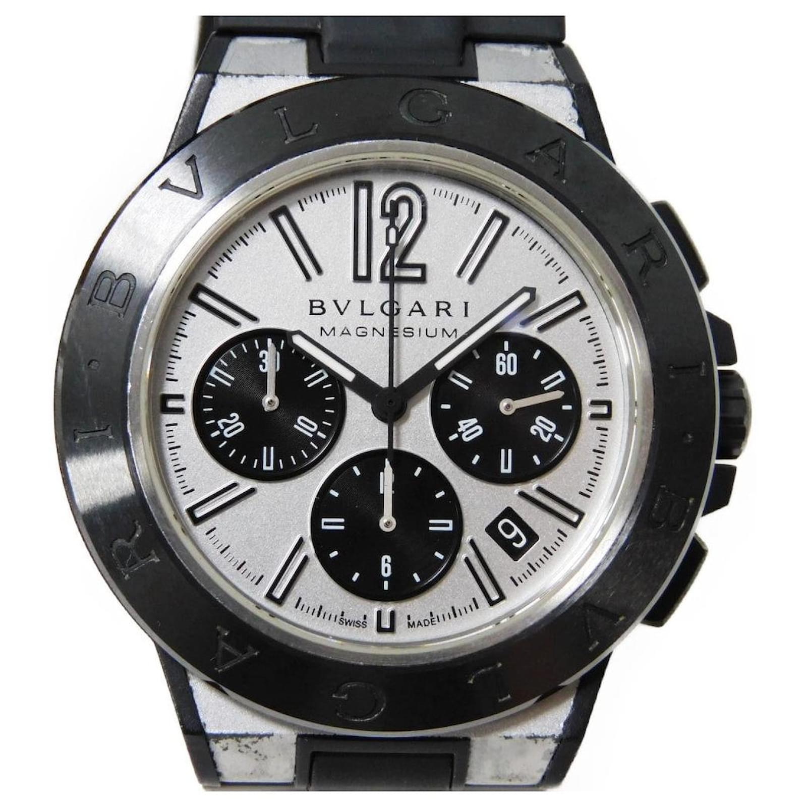 Autre Marque BVLGARI Diagono Magnesium Chronograph Silvery  ref.1660594