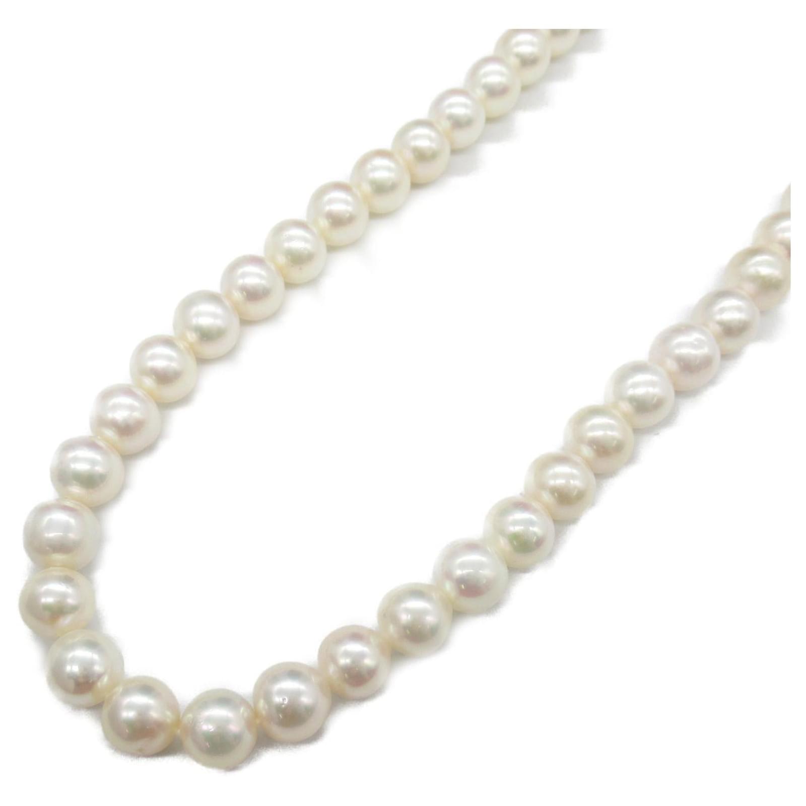 Autre Marque Pearl Silver925 Necklace White  ref.1687829