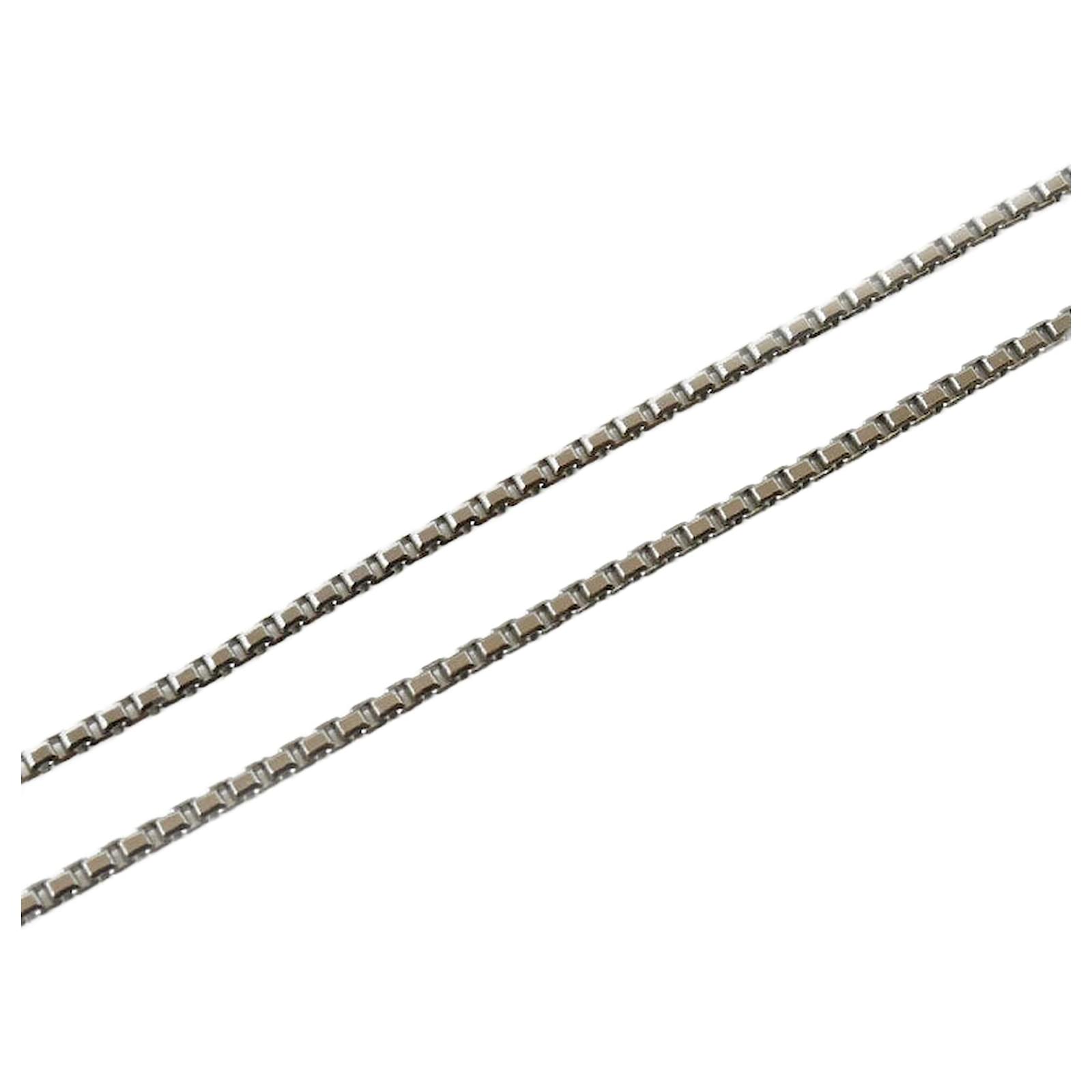 Autre Marque Pt850 Platinum Necklace Venetian 3.7g Metal  ref.1742071